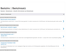 Tablet Screenshot of basiszins.biz